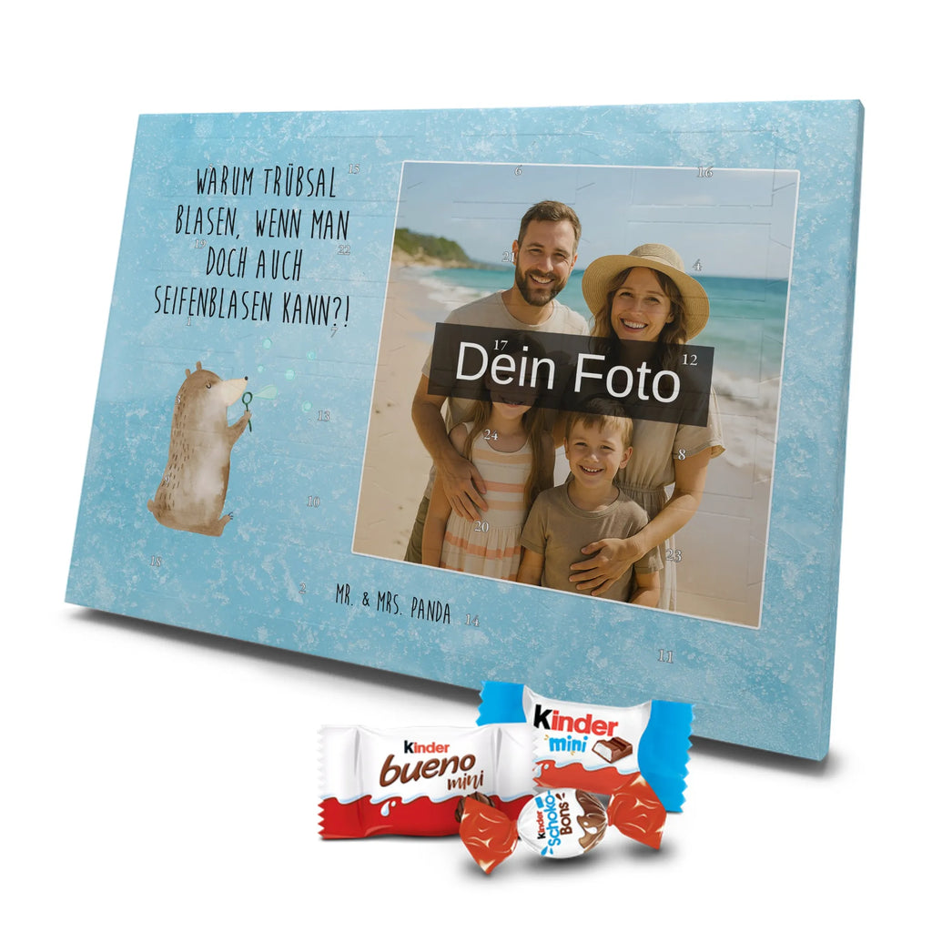Personalisierter Schoko Foto Adventskalender Bär Seifenblasen Personalisierter Schoko Foto Adventskalender, Teddybär, Teddy, Bär, Seifenblasen Bär Lustig Sein Glücklich Traurig Happy