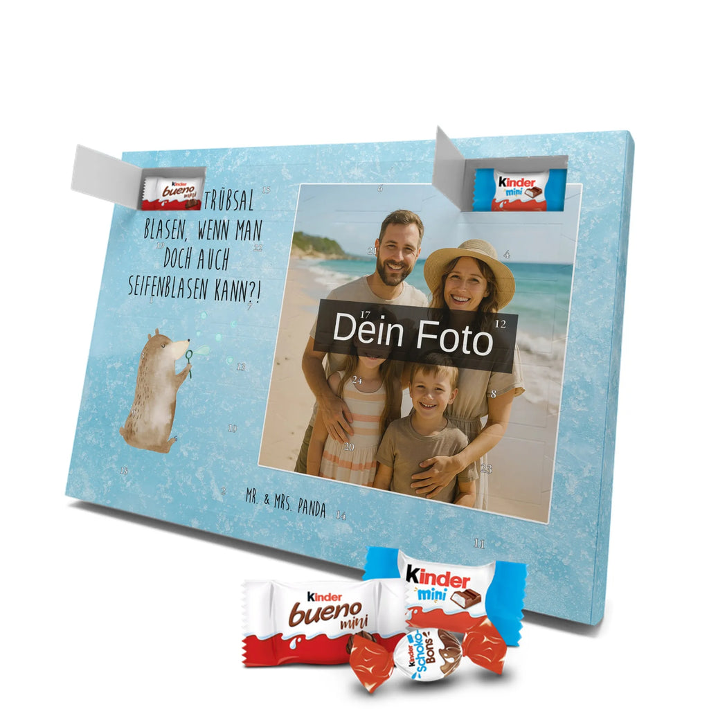 Personalisierter Schoko Foto Adventskalender Bär Seifenblasen Personalisierter Schoko Foto Adventskalender, Teddybär, Teddy, Bär, Seifenblasen Bär Lustig Sein Glücklich Traurig Happy
