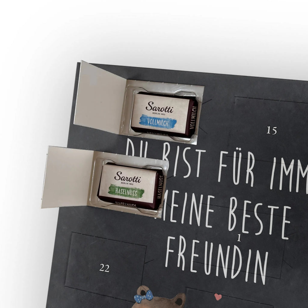  bear Girlfriend Personalisierter Schoko Foto Adventskalender, Teddybär, Teddy, Bär, Bär Freundin Beste Freund Liebe Liebesbeweis Verliebt Kumpel Kumpeliene