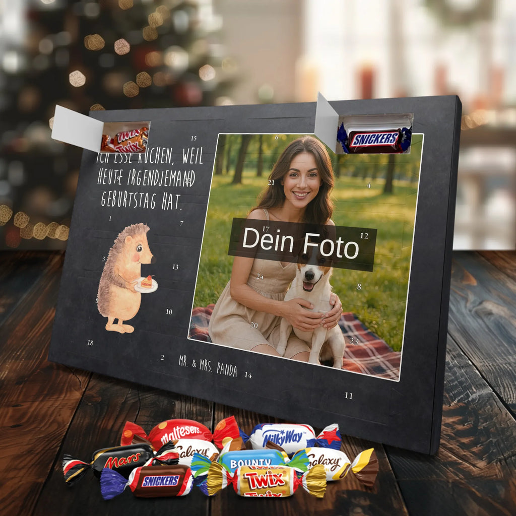 Personalisierter Schoko Foto Adventskalender Igel Kuchenstück Personalisierter Schoko Foto Adventskalender, Gute Laune, Lustige Sprüche, Tiere, Tiermotive, Torte, Backen Geschenk, Kuchen Backen, Igel, Geburtstagskuchen, Einladung Party, Essen Spruch, Kuchen