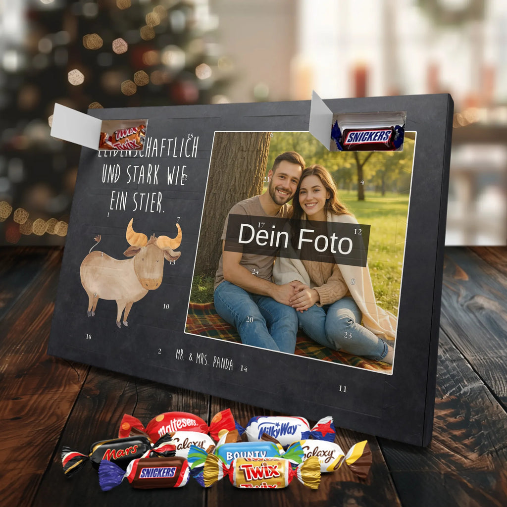  Znak zodiaku Byk Personalisierter Schoko Foto Adventskalender, Tierkreiszeichen, Sternzeichen, Horoskop, Astrologie, Aszendent, Geschenk April, Ochse, Stier, Stier Geschenk, Geburtstag Mai, Rind, Geschenk Mai, Stier Sternzeichen, Geburtstag April