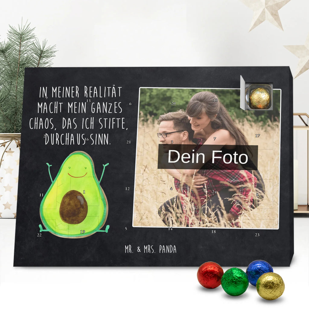  avocado Happy Personalisierter Schoko Foto Adventskalender, Gesund, Veggie, Avocado, Vegan, Chaos