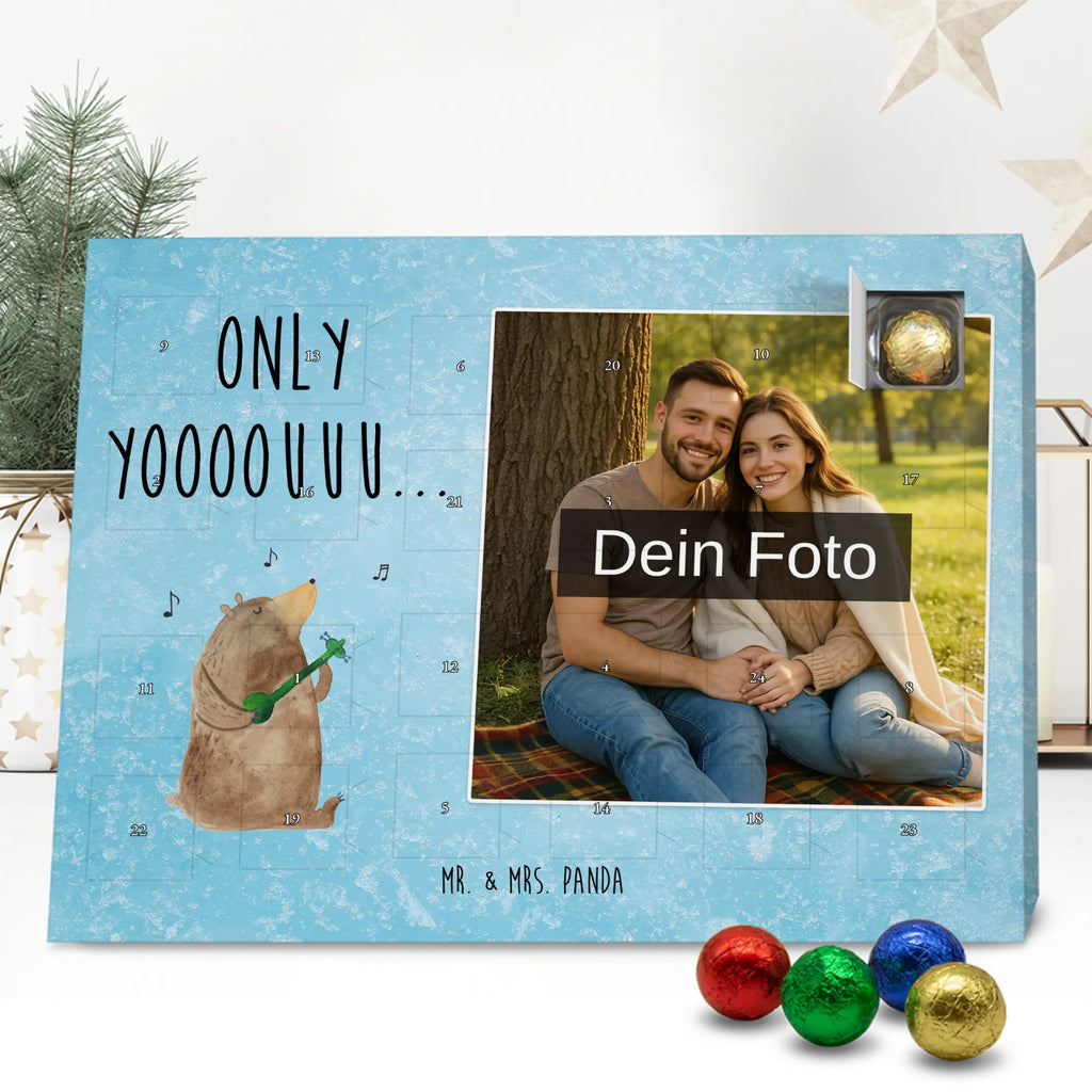  bear guitar Personalisierter Schoko Foto Adventskalender, Bär, Teddybär, Teddy