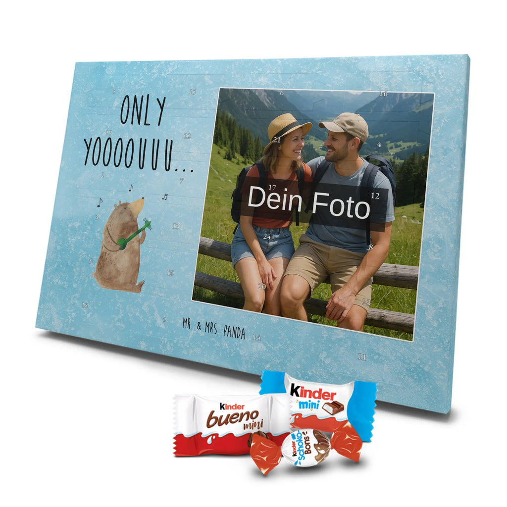  bear guitar Personalisierter Schoko Foto Adventskalender, Bär, Teddybär, Teddy