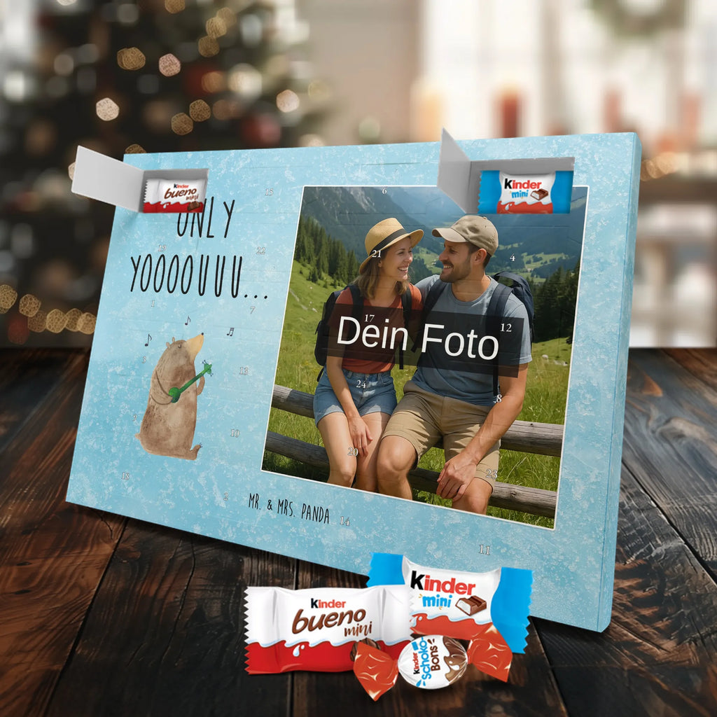  bear guitar Personalisierter Schoko Foto Adventskalender, Bär, Teddybär, Teddy