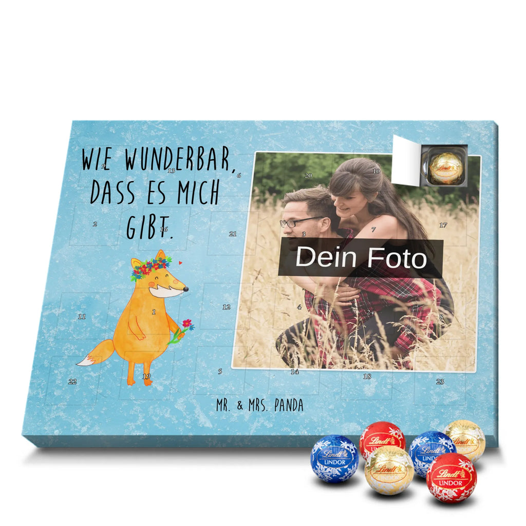  Fox Flower Personalisierter Schoko Foto Adventskalender, Fuchs, Blume, Selbstliebe, Liebesbeweis, Freundinnen, Ich, Fuchsmädchen, Motivation, Blumen, Mich, Fox, Freude, Liebe, Freundin, Blumenmädchen, Füchse