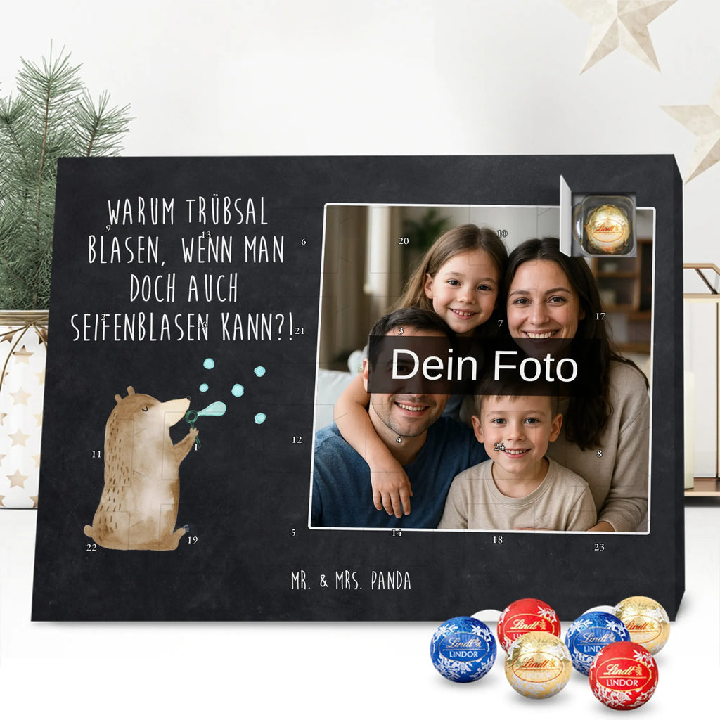 Personalisierter Schoko Foto Adventskalender Bär Seifenblasen Personalisierter Schoko Foto Adventskalender, Teddybär, Teddy, Bär, Seifenblasen Bär Lustig Sein Glücklich Traurig Happy