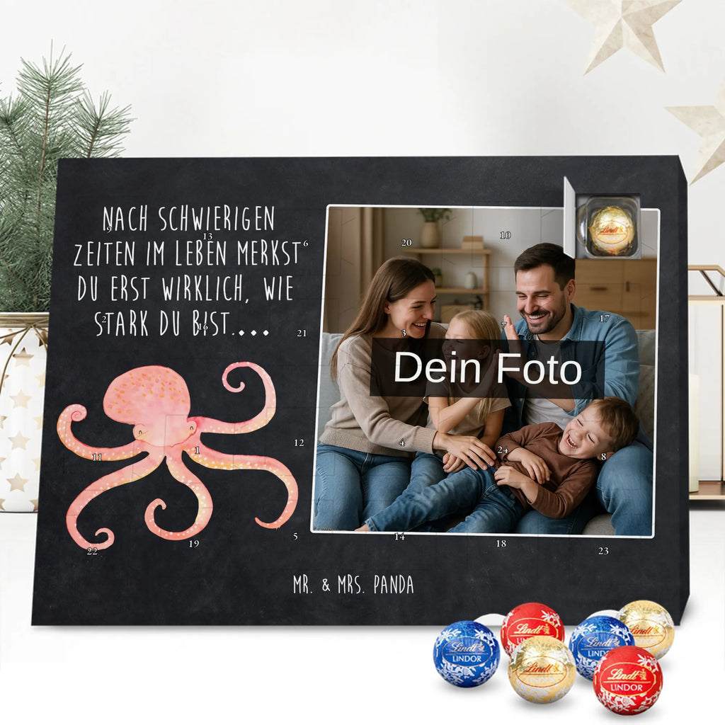 Personalisierter Schoko Foto Adventskalender Tintenfisch Personalisierter Schoko Foto Adventskalender, Gute Laune, Lustige Sprüche, Tiere, Tiermotive, Meer, Meerestier, Arme, Krake, Ozean, Wasser, Tintenfisch