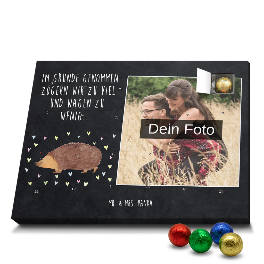 Personalisierter Schoko Foto Adventskalender Igel Herzen Personalisierter Schoko Foto Adventskalender, Gute Laune, Lustige Sprüche, Tiere, Tiermotive, Vertrauen, Leben, Liebe, Herz, Herzen, Kuss, Igel