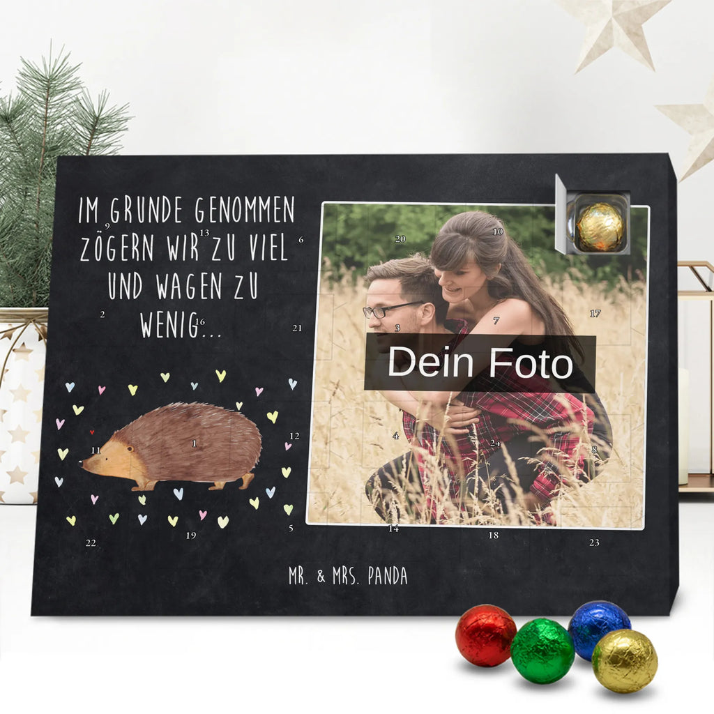 Personalisierter Schoko Foto Adventskalender Igel Herzen Personalisierter Schoko Foto Adventskalender, Gute Laune, Lustige Sprüche, Tiere, Tiermotive, Vertrauen, Leben, Liebe, Herz, Herzen, Kuss, Igel