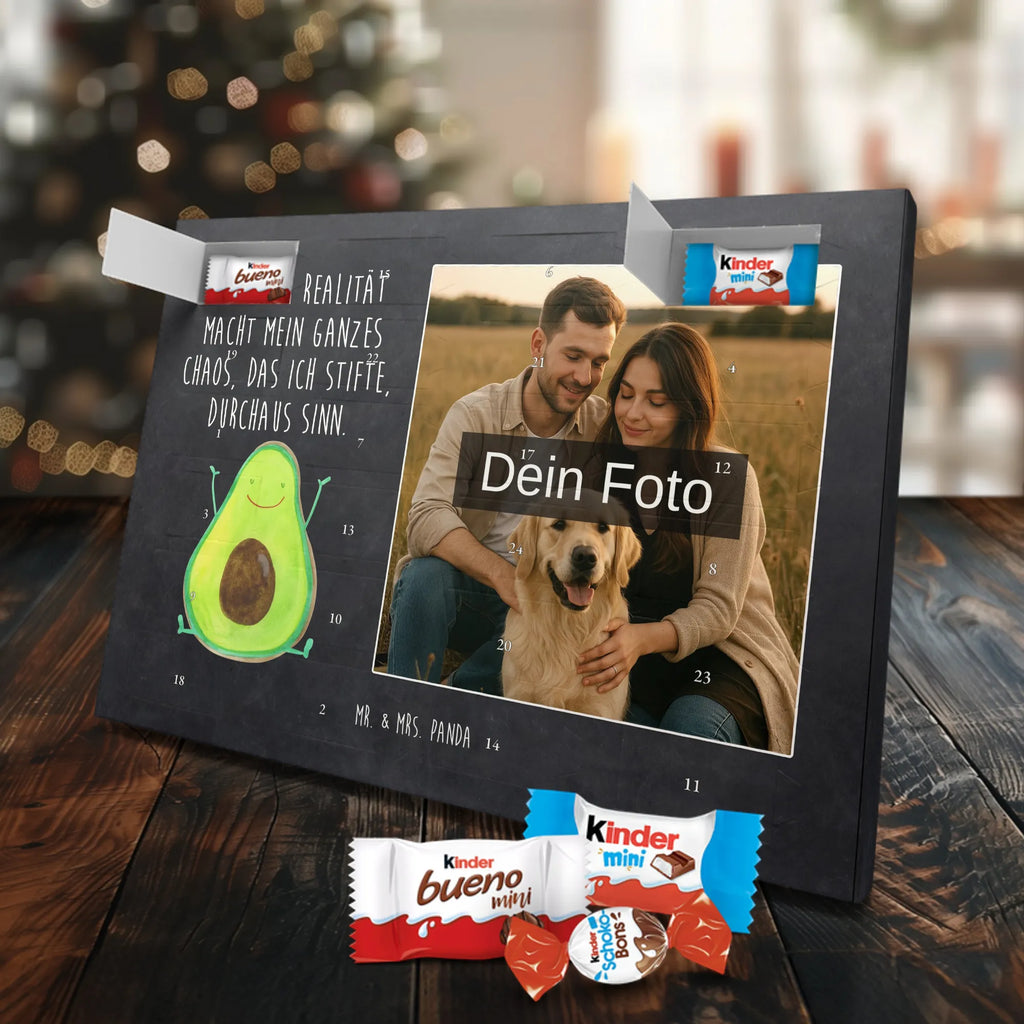  avocado Happy Personalisierter Schoko Foto Adventskalender, Gesund, Veggie, Avocado, Vegan, Chaos