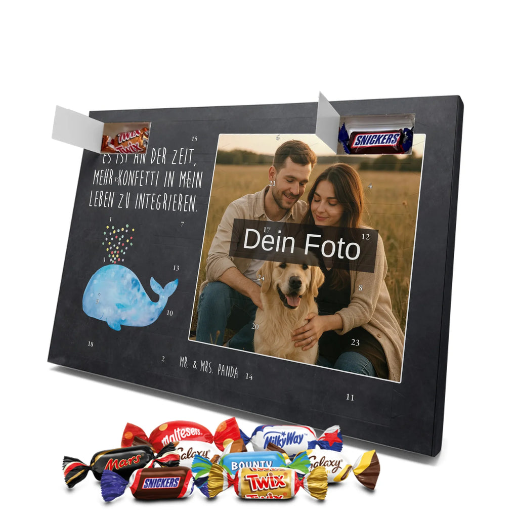 Personalisierter Schoko Foto Adventskalender Wal Konfetti Personalisierter Schoko Foto Adventskalender, Meerestiere, Urlaub, Meer, Diät, Lebensabschnitt, Abnehmen, Konfetti, Geburtstag, Wal, Neuanfang, Trennung, Motivation, Wale, Neustart