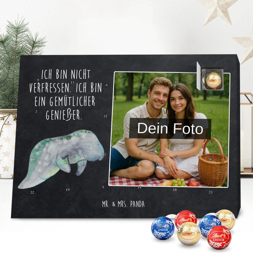 Personalisierter Schoko Foto Adventskalender Seekuh Chillen Personalisierter Schoko Foto Adventskalender, Meerestiere, Urlaub, Meer, Seekühe, Seekuh, Abnehmen, Diät, Zucker, Süßigkeiten, Diätwahn, Essen