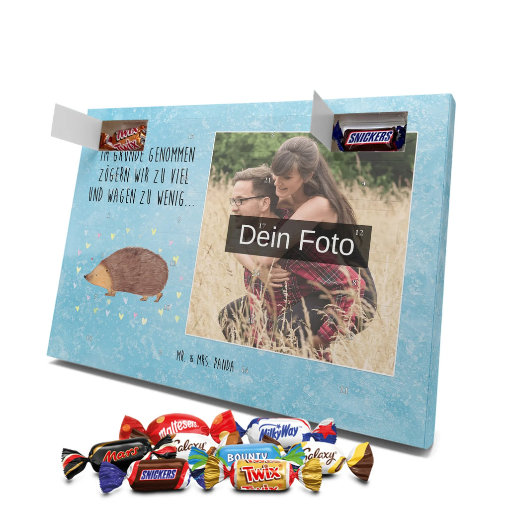 Personalisierter Schoko Foto Adventskalender Igel Herzen Personalisierter Schoko Foto Adventskalender, Gute Laune, Lustige Sprüche, Tiere, Tiermotive, Vertrauen, Leben, Liebe, Herz, Herzen, Kuss, Igel