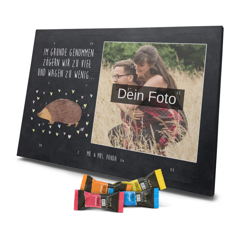 Personalisierter Schoko Foto Adventskalender Igel Herzen Personalisierter Schoko Foto Adventskalender, Gute Laune, Lustige Sprüche, Tiere, Tiermotive, Vertrauen, Leben, Liebe, Herz, Herzen, Kuss, Igel