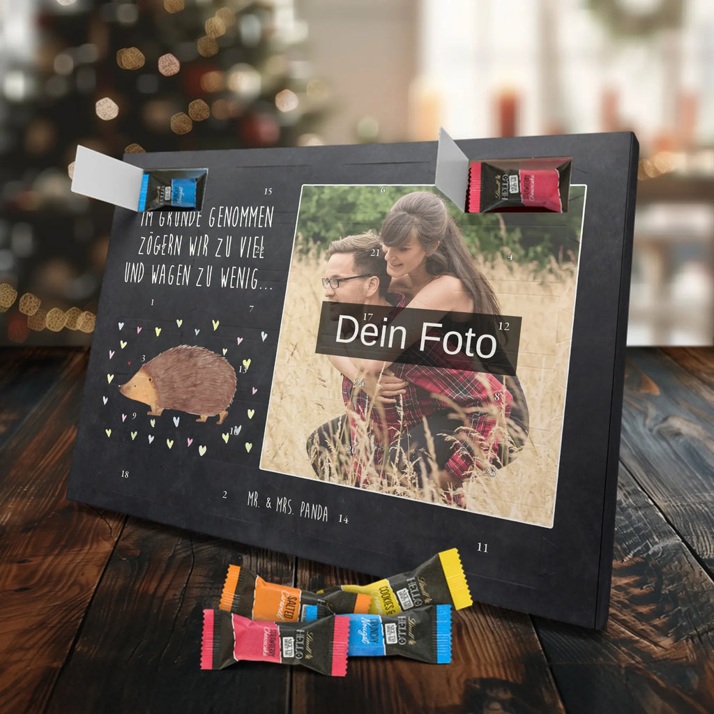 Personalisierter Schoko Foto Adventskalender Igel Herzen Personalisierter Schoko Foto Adventskalender, Gute Laune, Lustige Sprüche, Tiere, Tiermotive, Vertrauen, Leben, Liebe, Herz, Herzen, Kuss, Igel