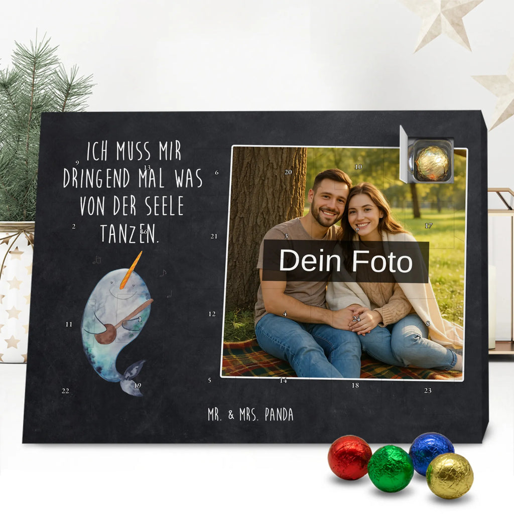 Personalisierter Schoko Foto Adventskalender Narwal Gitarre Personalisierter Schoko Foto Adventskalender, Meerestiere, Urlaub, Meer, Tanzen, Narwal, Probleme, Gitarre, Problemlösung, Gespräche, Frust, Wal