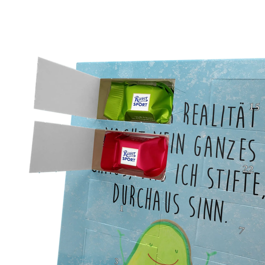  avocado Happy Personalisierter Schoko Foto Adventskalender, Gesund, Veggie, Avocado, Vegan, Chaos