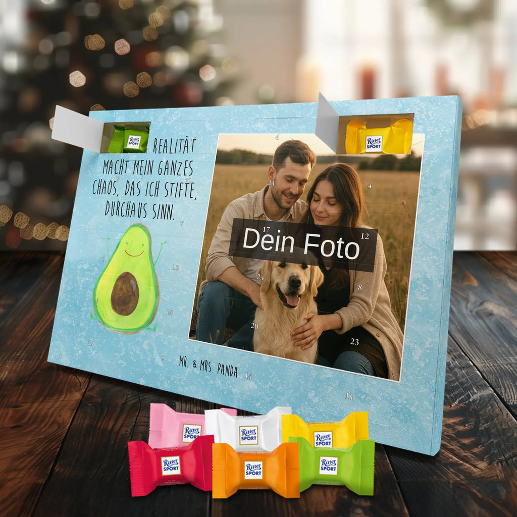  avocado Happy Personalisierter Schoko Foto Adventskalender, Gesund, Veggie, Avocado, Vegan, Chaos