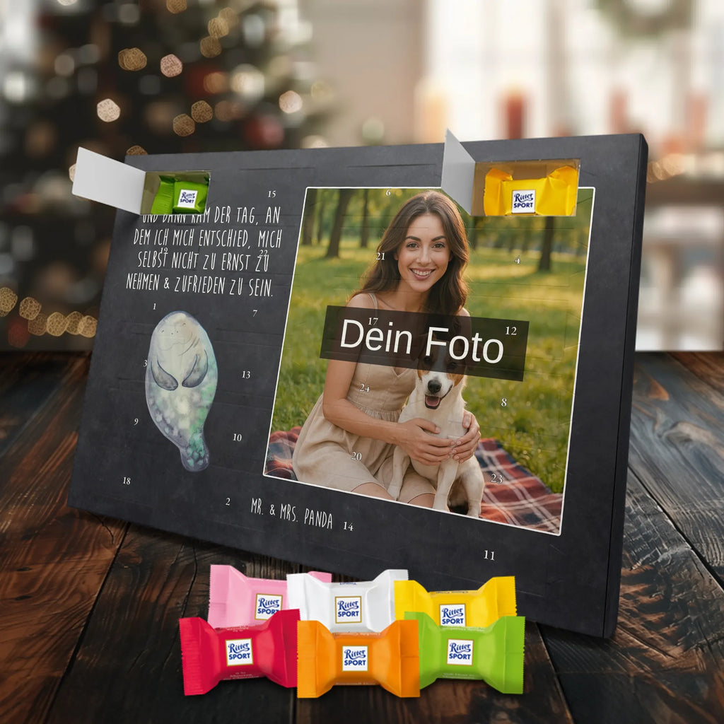 Personalisierter Schoko Foto Adventskalender Seekuh Happy Personalisierter Schoko Foto Adventskalender, Meerestiere, Urlaub, Meer, Liebeskummer, Achtsamkeit, Neustart, Seekühe, Respekt, Selbstliebe, Neuanfang, Seekuh, Freundin, Zufrieden