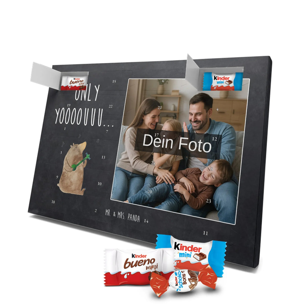  bear guitar Personalisierter Schoko Foto Adventskalender, Bär, Teddybär, Teddy