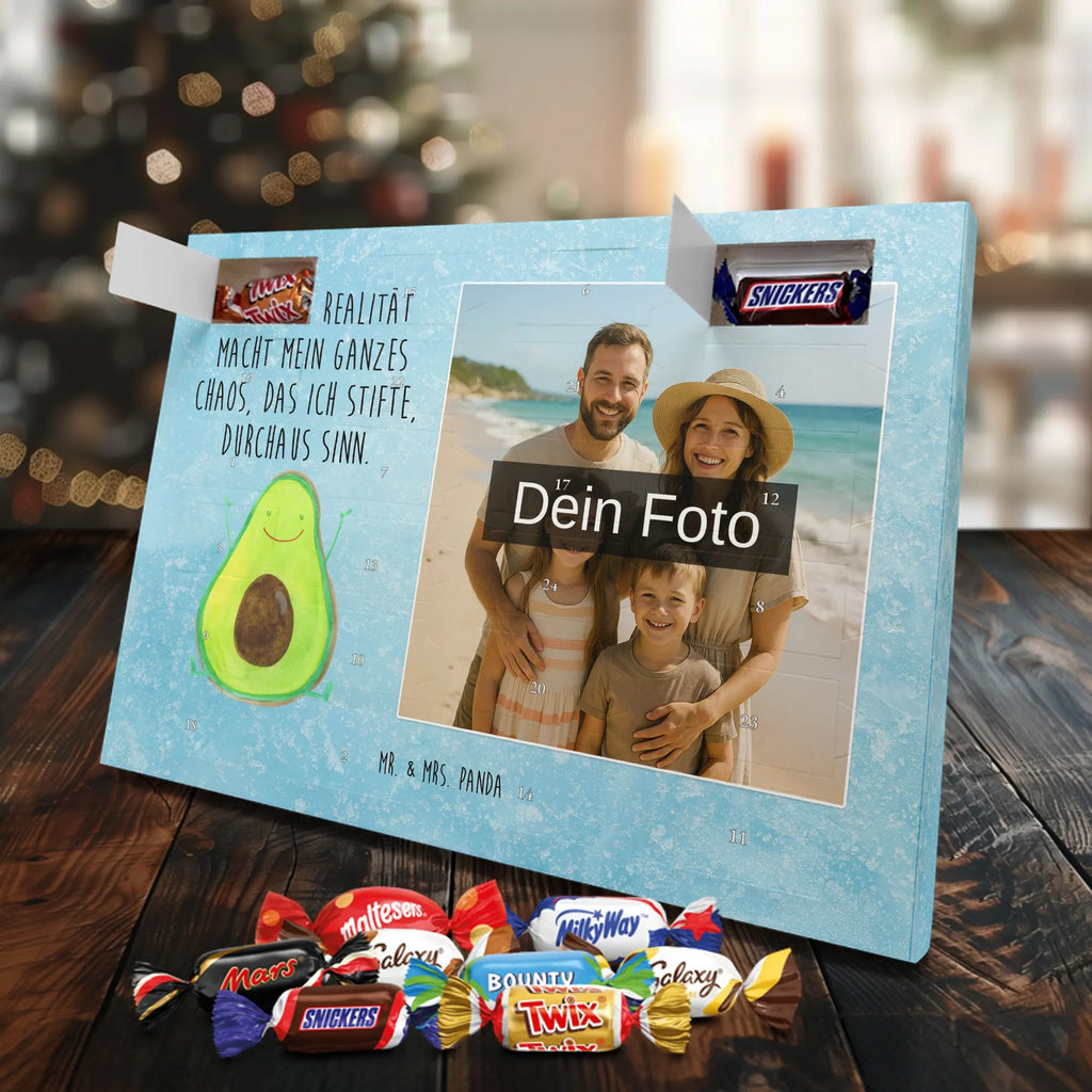  avocado Happy Personalisierter Schoko Foto Adventskalender, Gesund, Veggie, Avocado, Vegan, Chaos
