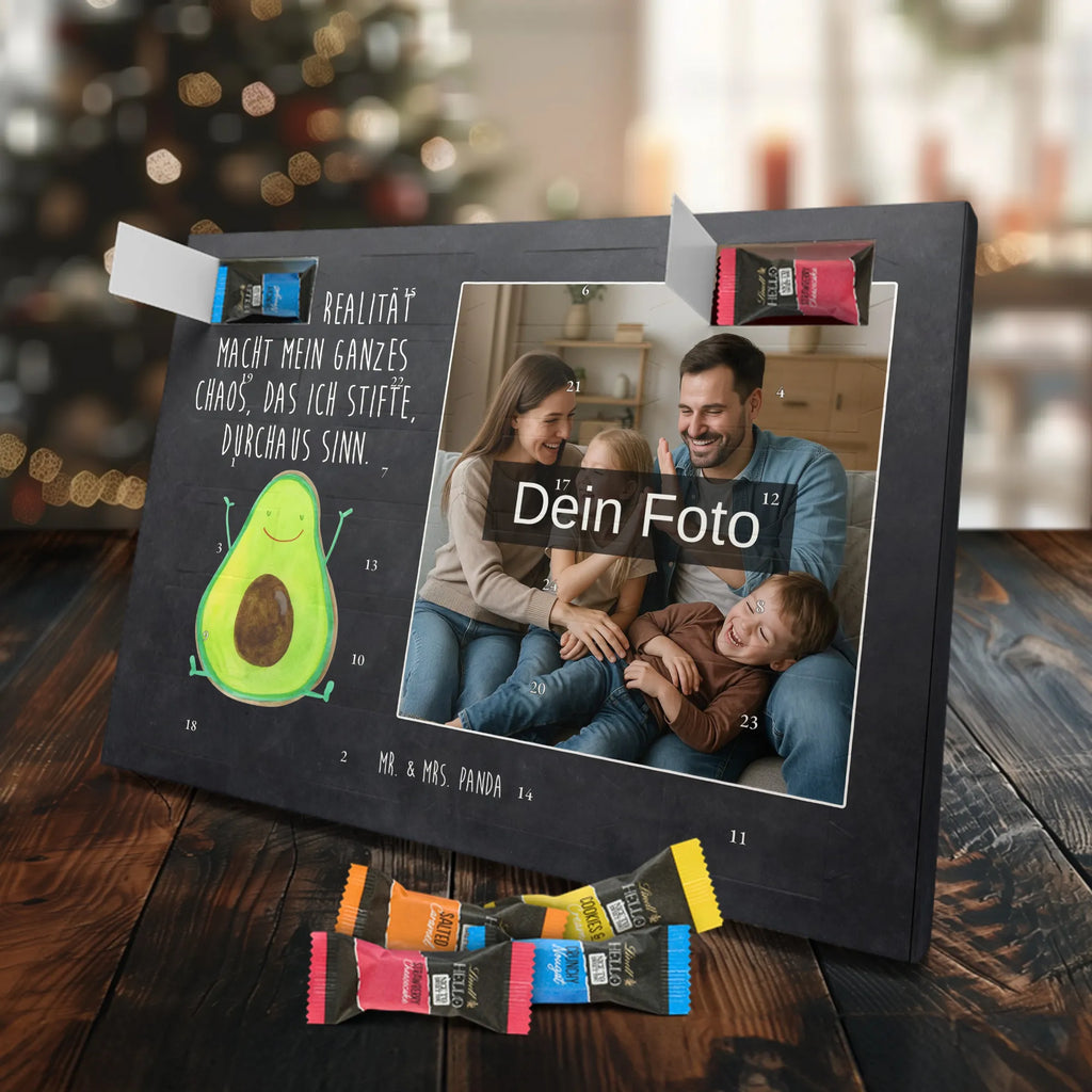  avocado Happy Personalisierter Schoko Foto Adventskalender, Gesund, Veggie, Avocado, Vegan, Chaos