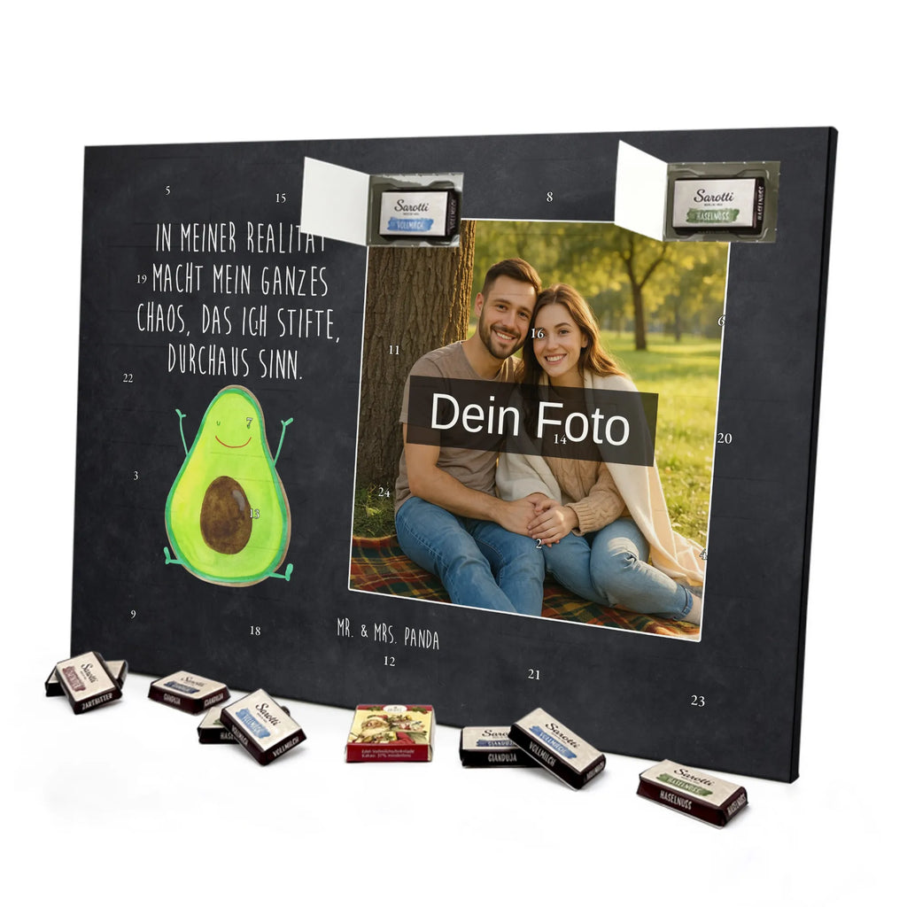  avocado Happy Personalisierter Schoko Foto Adventskalender, Gesund, Veggie, Avocado, Vegan, Chaos