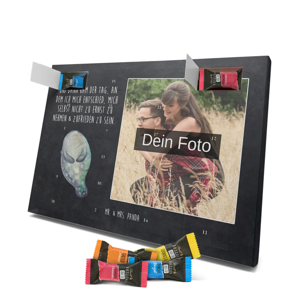 Personalisierter Schoko Foto Adventskalender Seekuh Happy Personalisierter Schoko Foto Adventskalender, Meerestiere, Urlaub, Meer, Liebeskummer, Achtsamkeit, Neustart, Seekühe, Respekt, Selbstliebe, Neuanfang, Seekuh, Freundin, Zufrieden