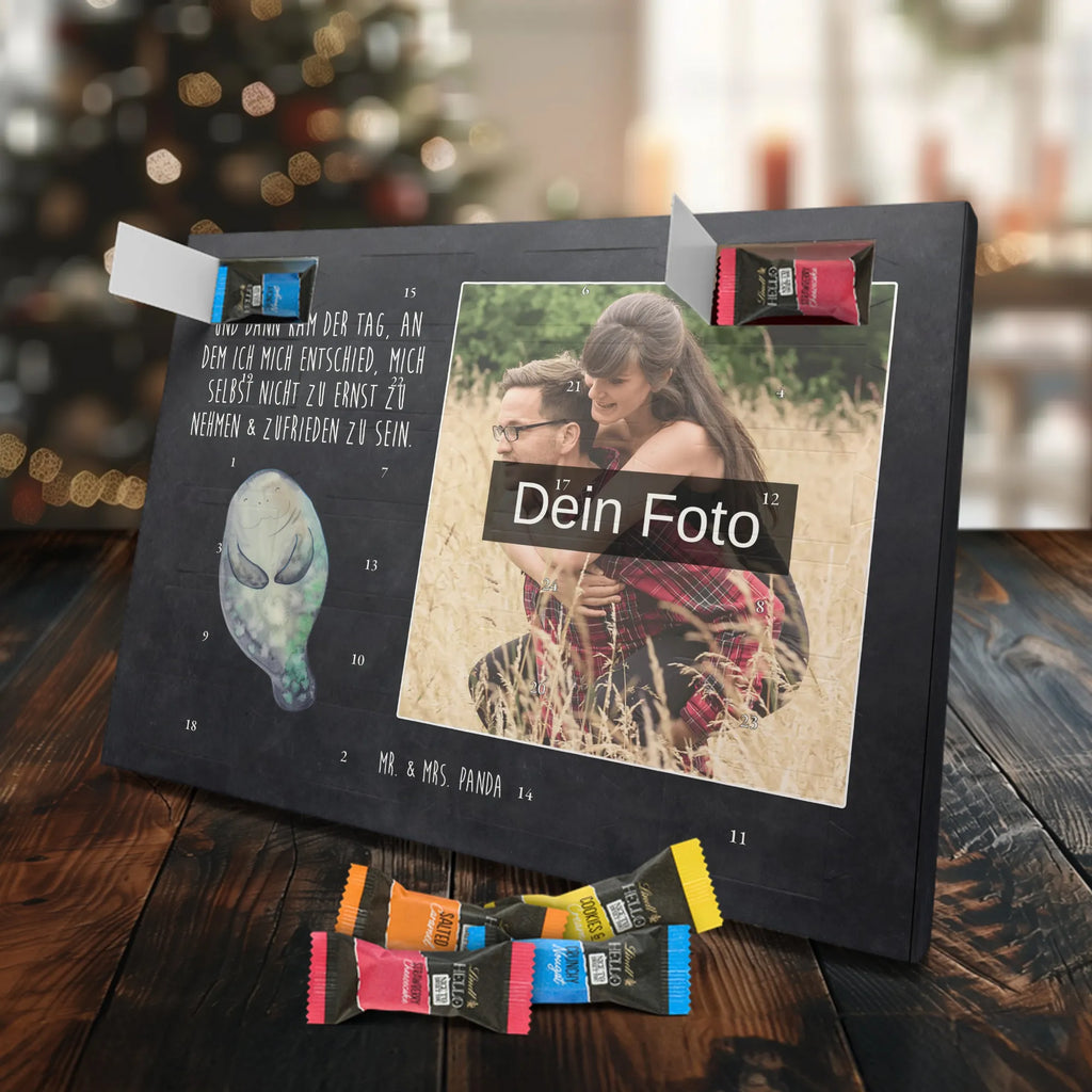 Personalisierter Schoko Foto Adventskalender Seekuh Happy Personalisierter Schoko Foto Adventskalender, Meerestiere, Urlaub, Meer, Liebeskummer, Achtsamkeit, Neustart, Seekühe, Respekt, Selbstliebe, Neuanfang, Seekuh, Freundin, Zufrieden