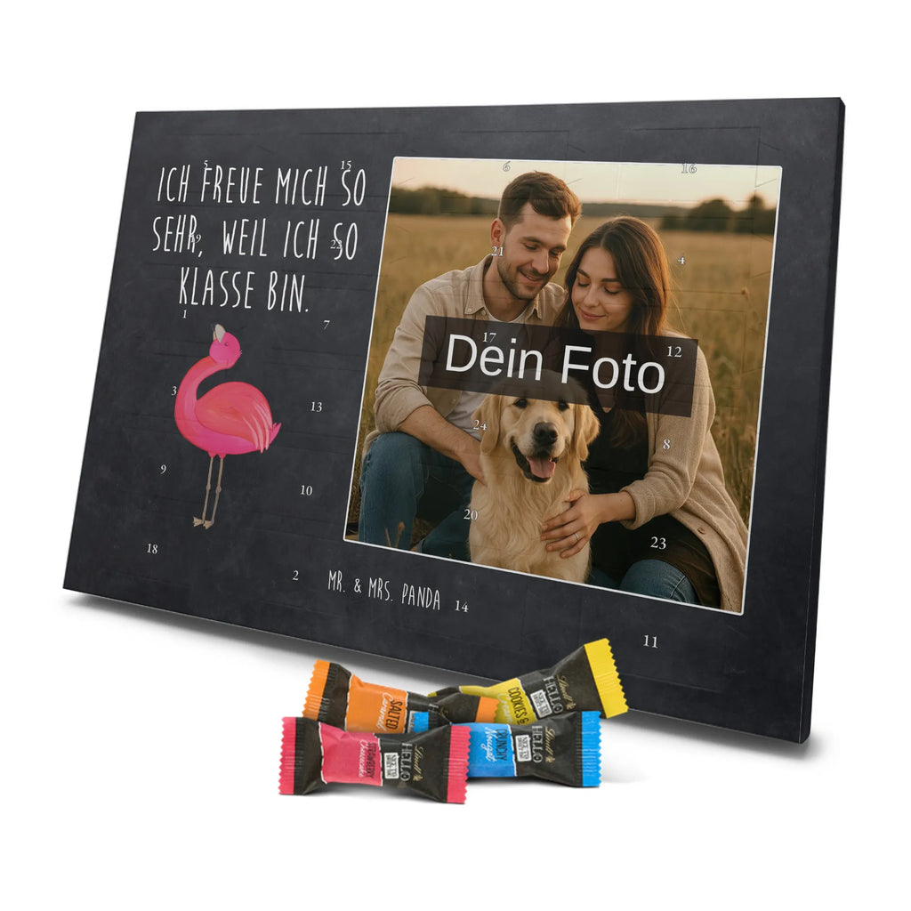  Flamingo Duma Personalisierter Schoko Foto Adventskalender, Flamingo, Schwester, Tochter, Beste Freundin, Selbstliebe, Selbstakzeptanz, Freundin, Mama, Freude, Stolz