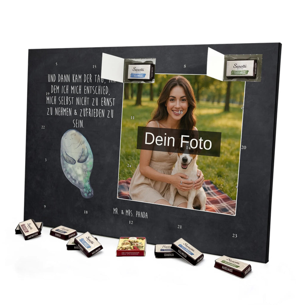 Personalisierter Schoko Foto Adventskalender Seekuh Happy Personalisierter Schoko Foto Adventskalender, Meerestiere, Urlaub, Meer, Liebeskummer, Achtsamkeit, Neustart, Seekühe, Respekt, Selbstliebe, Neuanfang, Seekuh, Freundin, Zufrieden