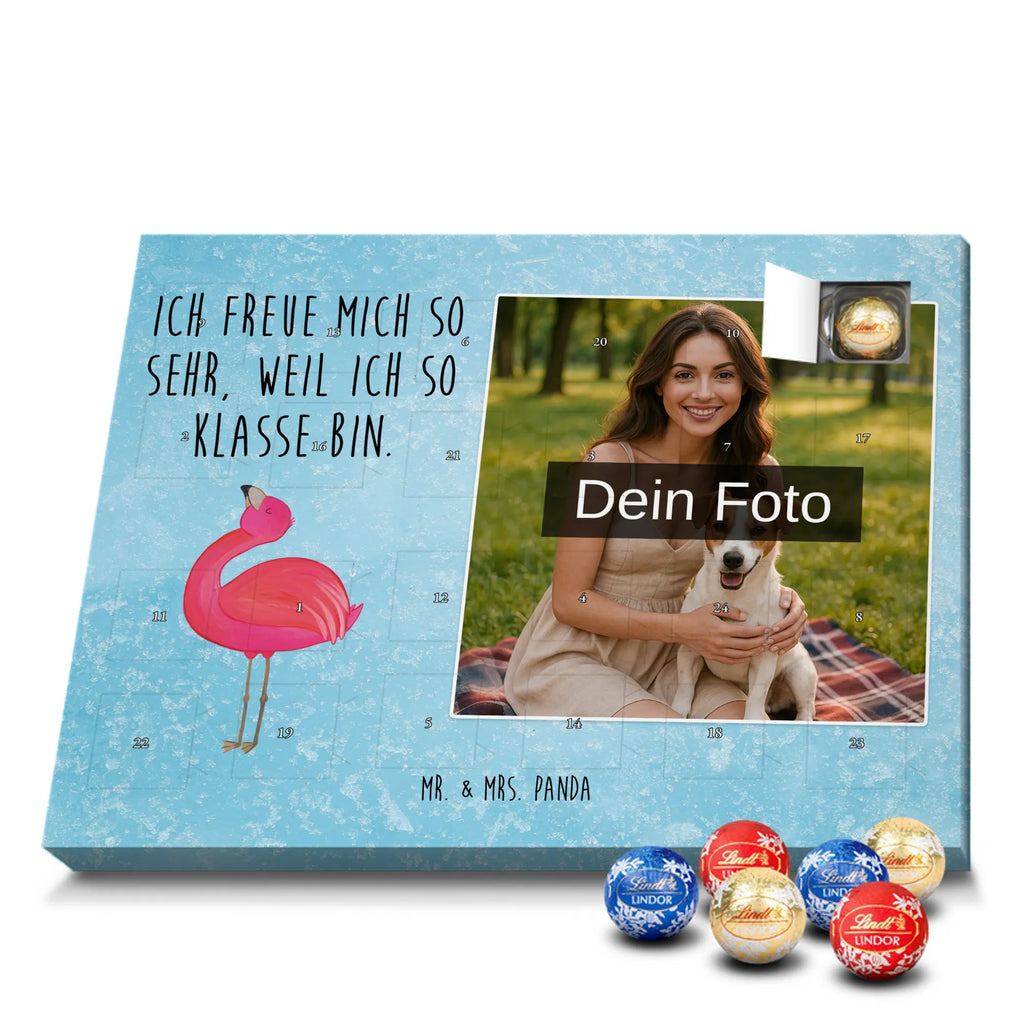  Flamingo Duma Personalisierter Schoko Foto Adventskalender, Flamingo, Schwester, Tochter, Beste Freundin, Selbstliebe, Selbstakzeptanz, Freundin, Mama, Freude, Stolz