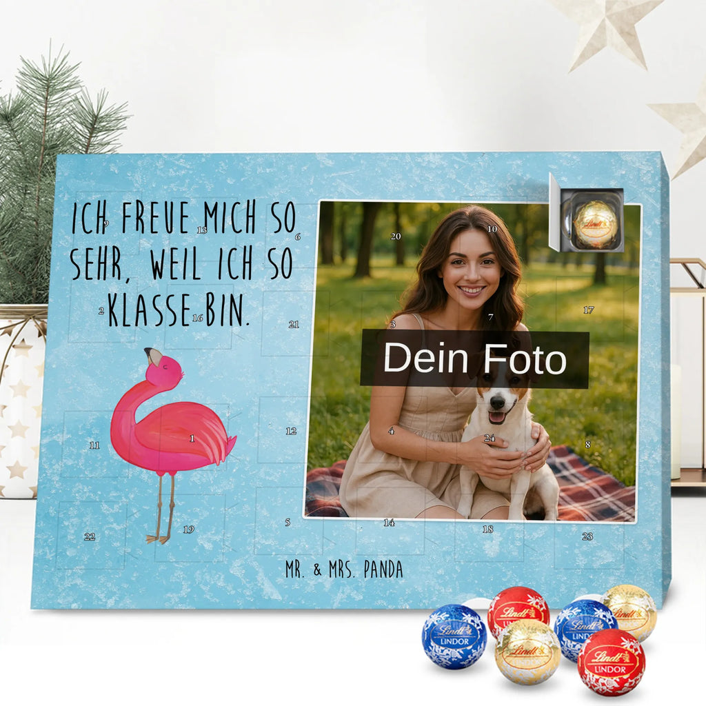  Flamingo Duma Personalisierter Schoko Foto Adventskalender, Flamingo, Schwester, Tochter, Beste Freundin, Selbstliebe, Selbstakzeptanz, Freundin, Mama, Freude, Stolz