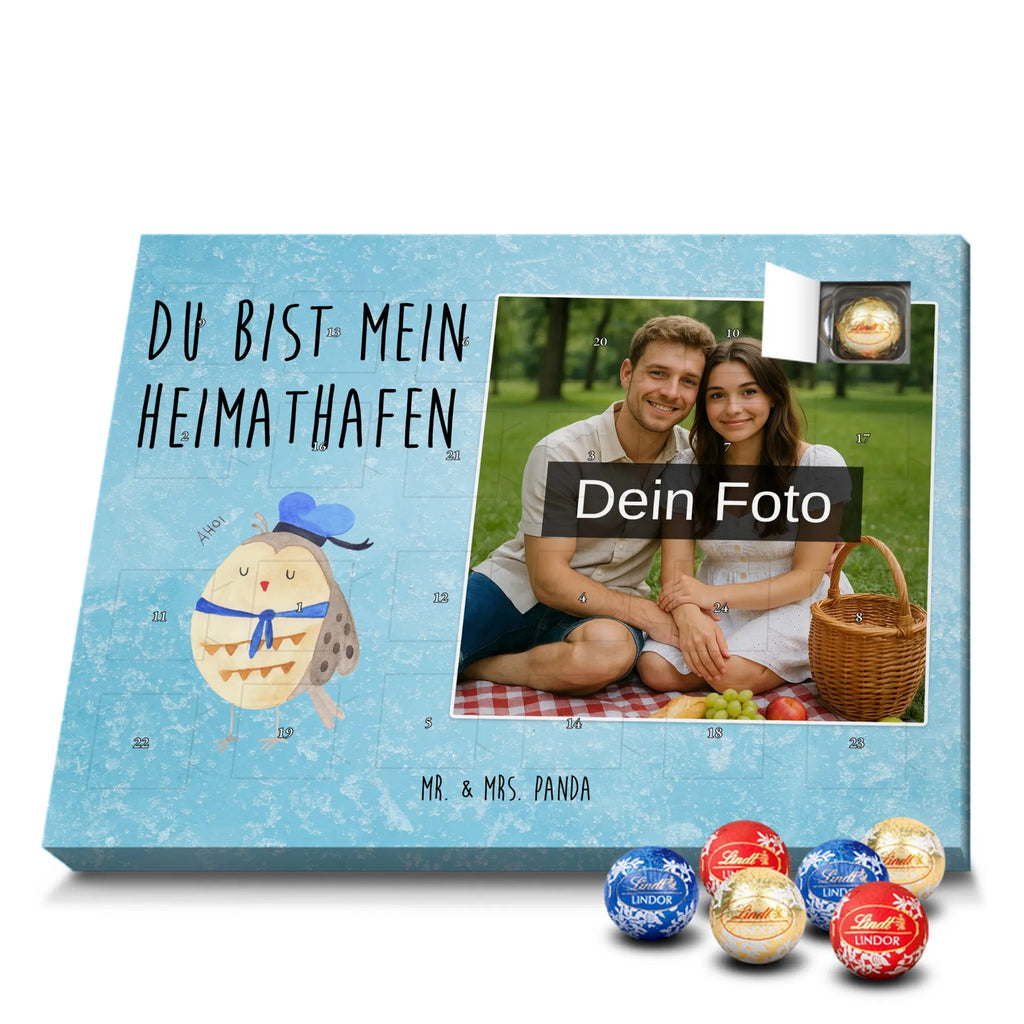 Personalisierter Schoko Foto Adventskalender Eule Matrose Personalisierter Schoko Foto Adventskalender, Eule, Ehe, Freundin, Eule Deko, Wortspiel Lustig, Seefahrer, Owl, Matrose, Hochzeitstag Geschenk, Heimathafen, Eule Spruch
