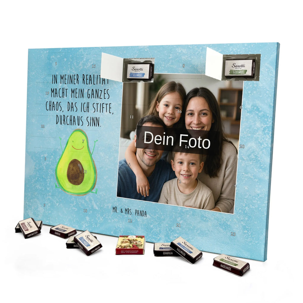  avocado Happy Personalisierter Schoko Foto Adventskalender, Gesund, Veggie, Avocado, Vegan, Chaos