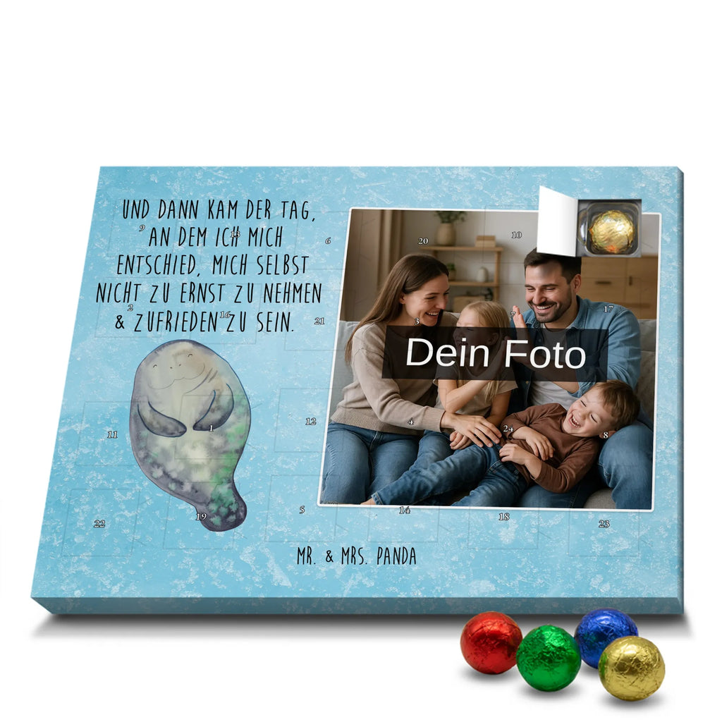 Personalisierter Schoko Foto Adventskalender Seekuh Happy Personalisierter Schoko Foto Adventskalender, Meerestiere, Urlaub, Meer, Liebeskummer, Achtsamkeit, Neustart, Seekühe, Respekt, Selbstliebe, Neuanfang, Seekuh, Freundin, Zufrieden
