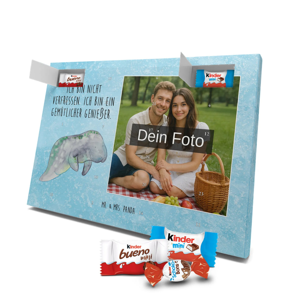 Personalisierter Schoko Foto Adventskalender Seekuh Chillen Personalisierter Schoko Foto Adventskalender, Meerestiere, Urlaub, Meer, Seekühe, Seekuh, Abnehmen, Diät, Zucker, Süßigkeiten, Diätwahn, Essen