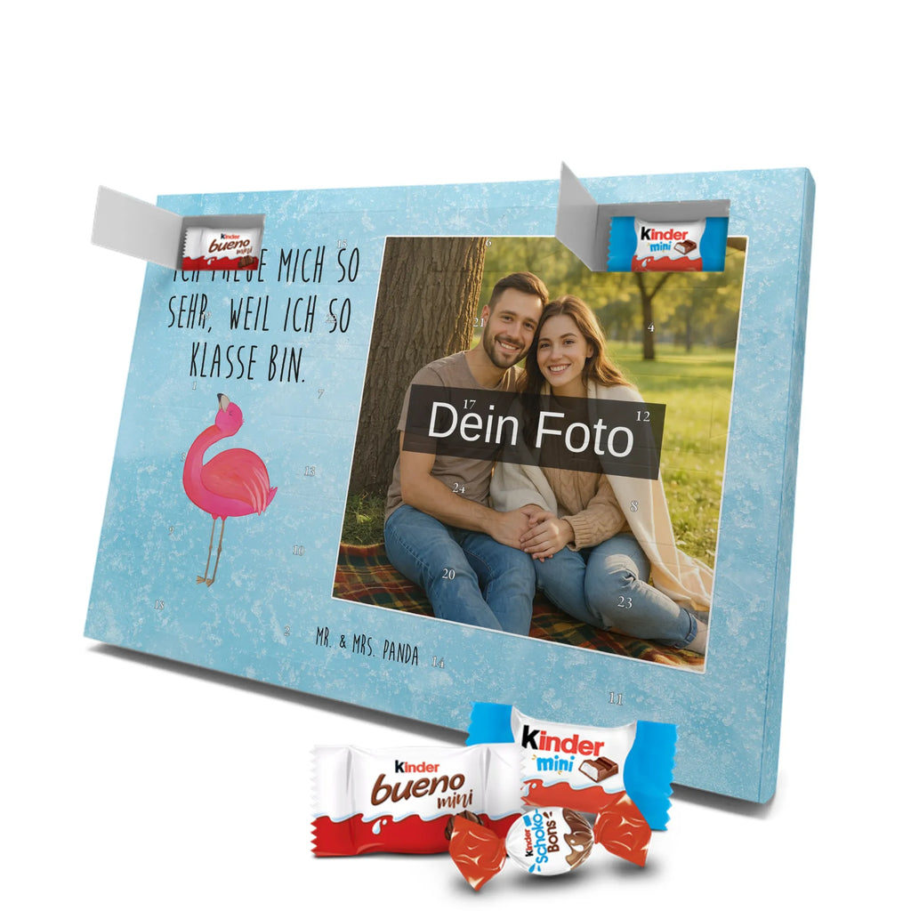  Flamingo Duma Personalisierter Schoko Foto Adventskalender, Flamingo, Schwester, Tochter, Beste Freundin, Selbstliebe, Selbstakzeptanz, Freundin, Mama, Freude, Stolz