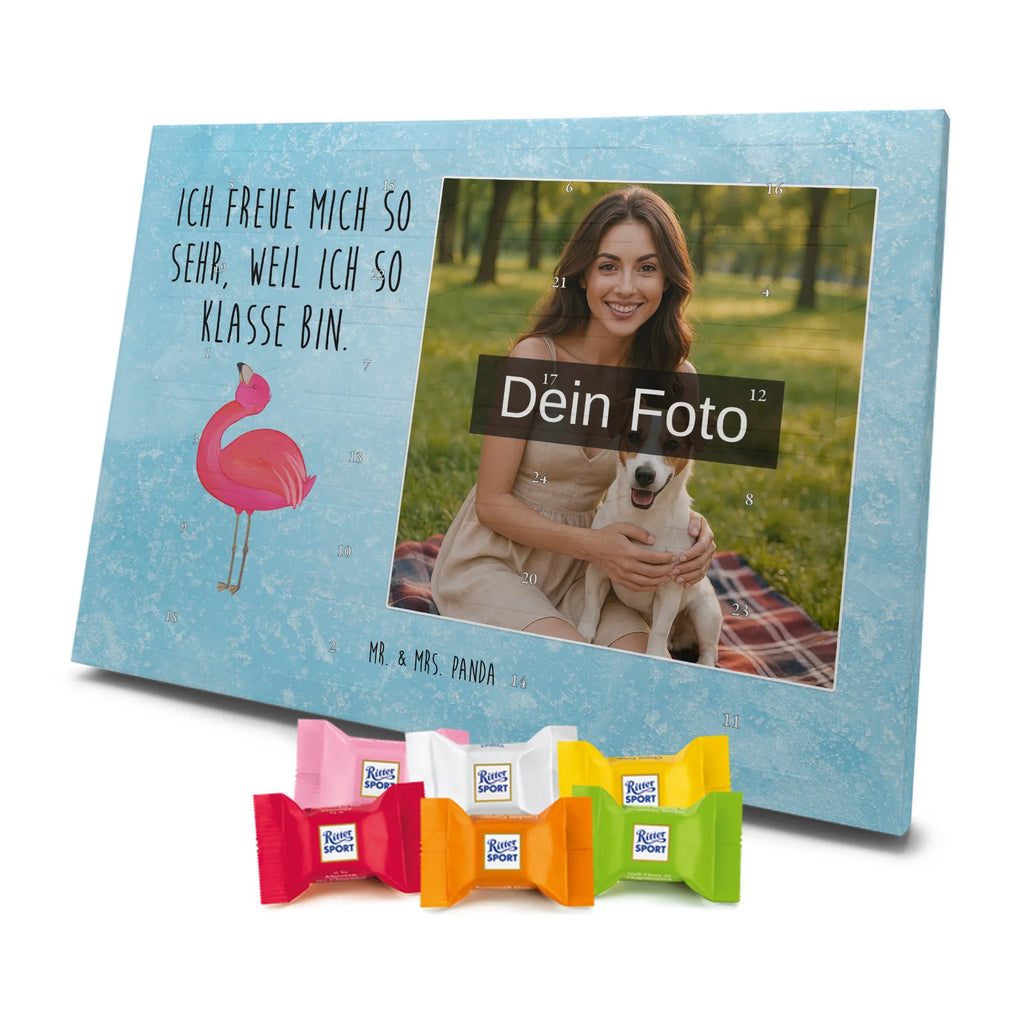  Flamingo Duma Personalisierter Schoko Foto Adventskalender, Flamingo, Schwester, Tochter, Beste Freundin, Selbstliebe, Selbstakzeptanz, Freundin, Mama, Freude, Stolz