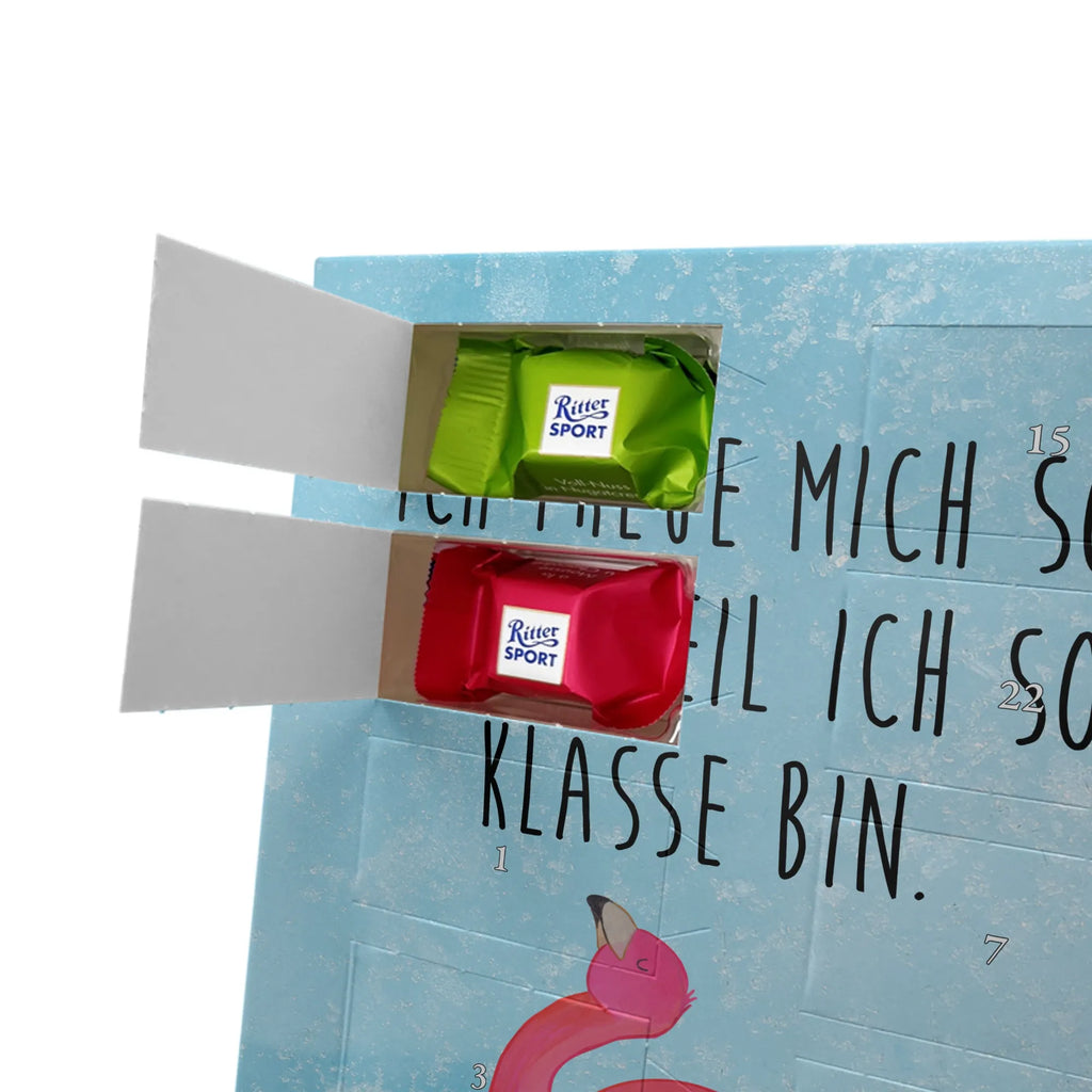  Flamingo Duma Personalisierter Schoko Foto Adventskalender, Flamingo, Schwester, Tochter, Beste Freundin, Selbstliebe, Selbstakzeptanz, Freundin, Mama, Freude, Stolz