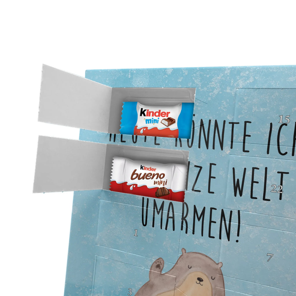 Personalisierter Schoko Foto Adventskalender Otter Umarmen Personalisierter Schoko Foto Adventskalender, Fischotter, Seeotter, Otter, Otter Seeotter See Otter