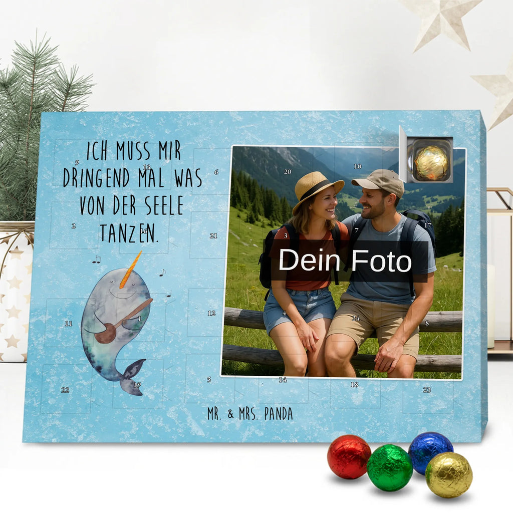 Personalisierter Schoko Foto Adventskalender Narwal Gitarre Personalisierter Schoko Foto Adventskalender, Meerestiere, Urlaub, Meer, Tanzen, Narwal, Probleme, Gitarre, Problemlösung, Gespräche, Frust, Wal