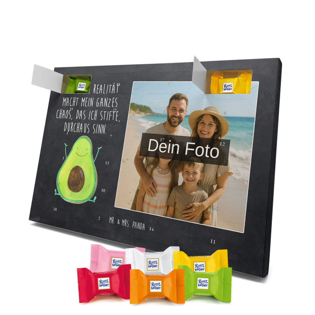  avocado Happy Personalisierter Schoko Foto Adventskalender, Gesund, Veggie, Avocado, Vegan, Chaos