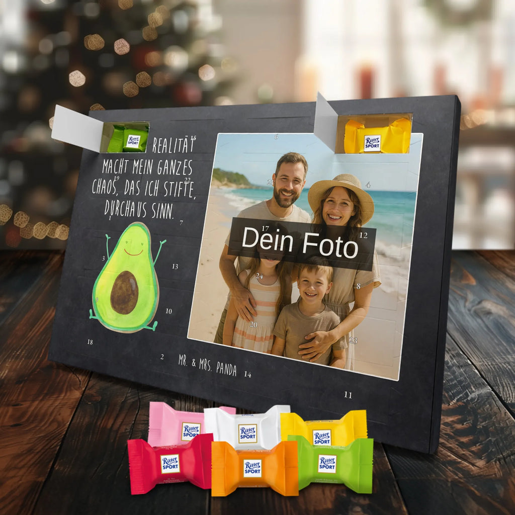  avocado Happy Personalisierter Schoko Foto Adventskalender, Gesund, Veggie, Avocado, Vegan, Chaos