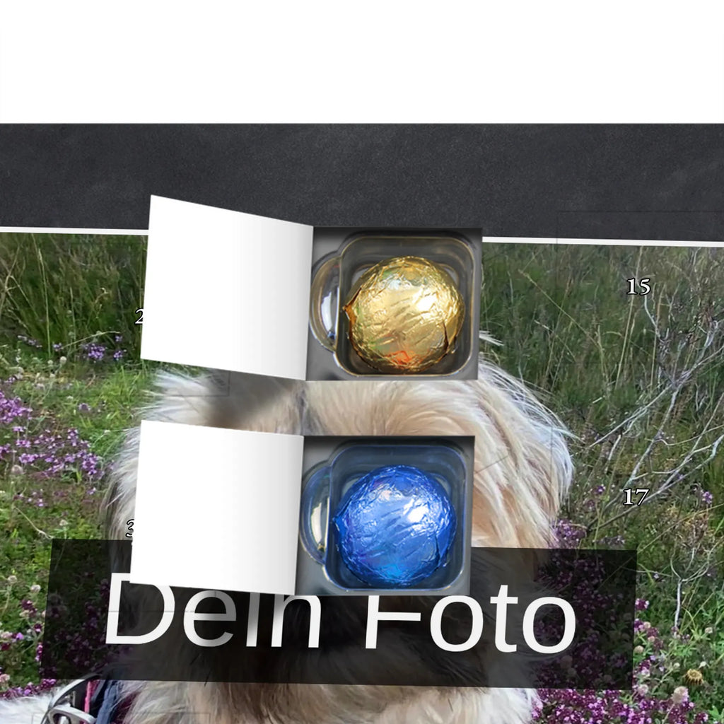 Personalisierter Schoko Foto Adventskalender Hund Streicheln Personalisierter Schoko Foto Adventskalender, Hundebesitzer, Hunderasse, Sprüche, Hundemotiv, Haustier, Hund, Tierliebhaber, Hundeliebe, Hunde, Bauchkraulen, Hundewelpe