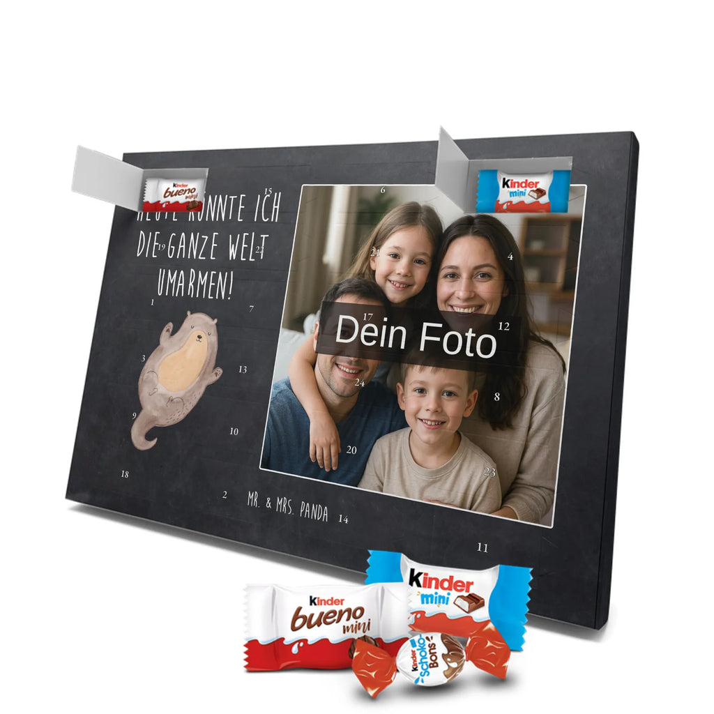 Personalisierter Schoko Foto Adventskalender Otter Umarmen Personalisierter Schoko Foto Adventskalender, Fischotter, Seeotter, Otter, Otter Seeotter See Otter