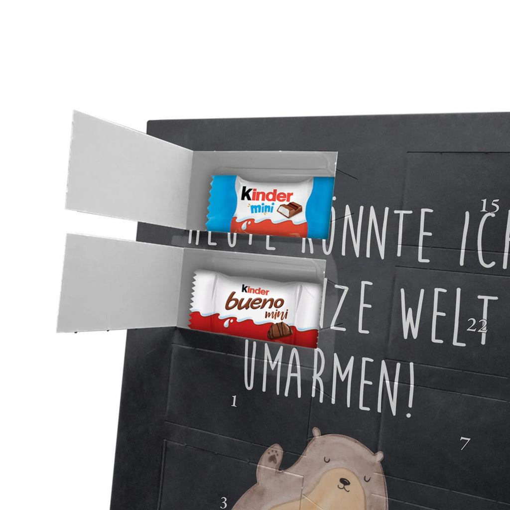 Personalisierter Schoko Foto Adventskalender Otter Umarmen Personalisierter Schoko Foto Adventskalender, Fischotter, Seeotter, Otter, Otter Seeotter See Otter