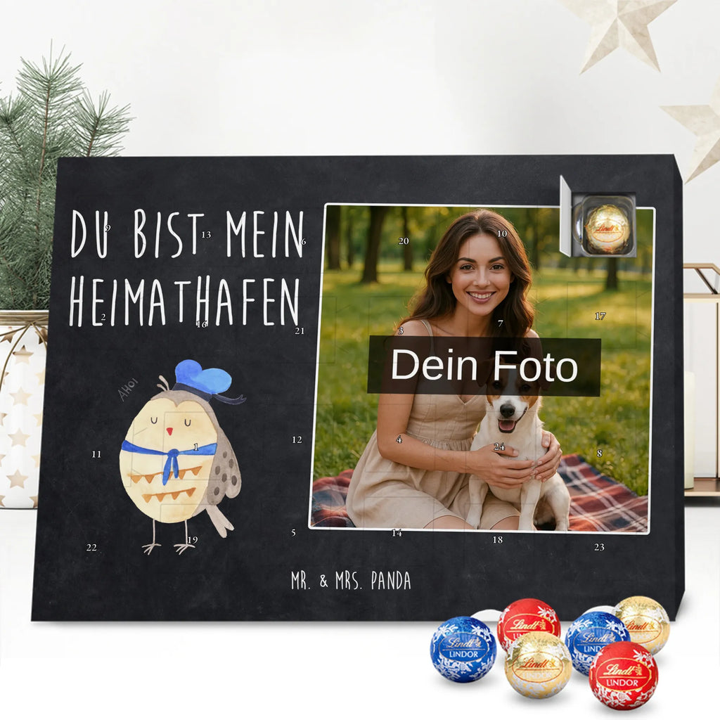 Personalisierter Schoko Foto Adventskalender Eule Matrose Personalisierter Schoko Foto Adventskalender, Eule, Ehe, Freundin, Eule Deko, Wortspiel Lustig, Seefahrer, Owl, Matrose, Hochzeitstag Geschenk, Heimathafen, Eule Spruch