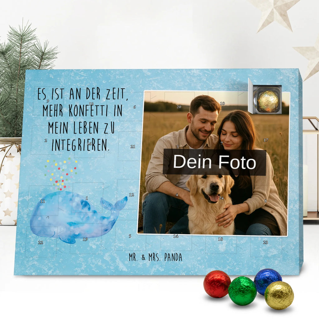 Personalisierter Schoko Foto Adventskalender Wal Konfetti Personalisierter Schoko Foto Adventskalender, Meerestiere, Urlaub, Meer, Diät, Lebensabschnitt, Abnehmen, Konfetti, Geburtstag, Wal, Neuanfang, Trennung, Motivation, Wale, Neustart
